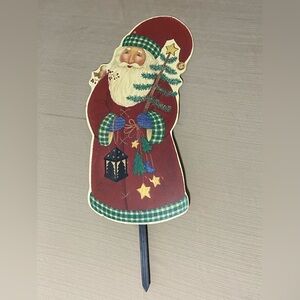 Vintage Christmas Decor - 2000 Yard Art by Impact Plastics Inc Santa Claus 98128